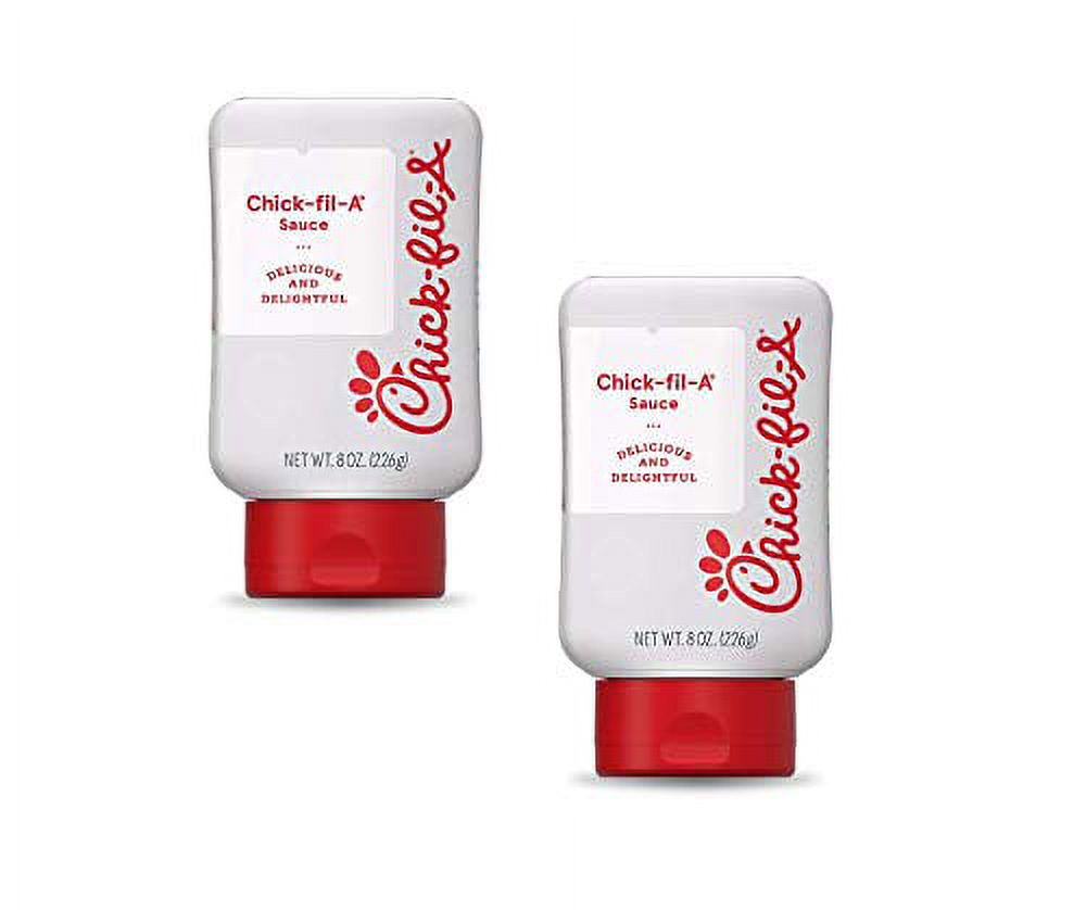 Chick fil A Sauce Squeeze Bottles 2 Pack 8 ounces each Resealable