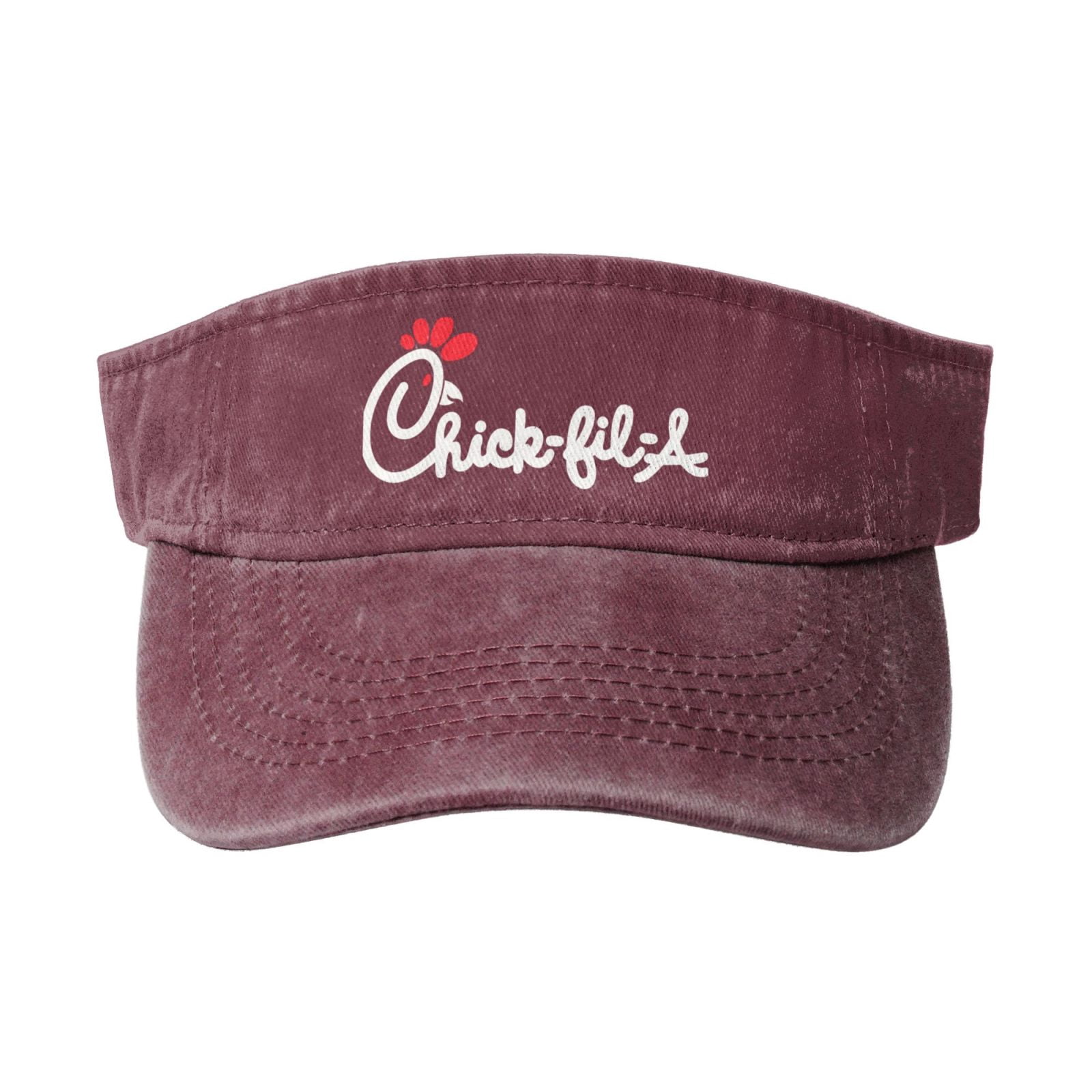 Turning Point USA Sport Sun Visor Hat - Cotton Denim Empty Top Baseball Cap For Outdoor Activities