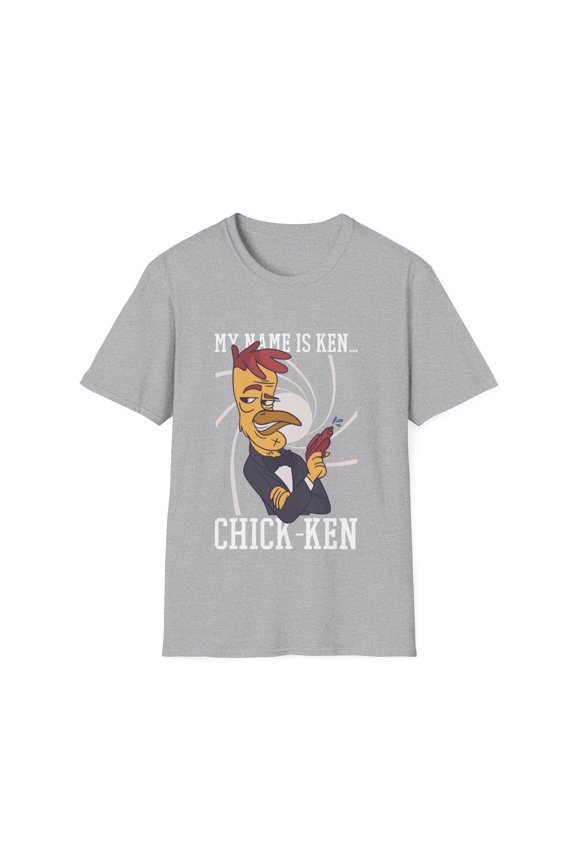 Chick-ken funny Spy Graphic Vintage Men Women Tee