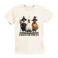 thumbnail image 1 of Chick or Treat Halloween Chickens - Youth Short Sleeve Graphic T-Shirt and Toddler Short Sleeve Graphic T-Shirt, 1 of 24