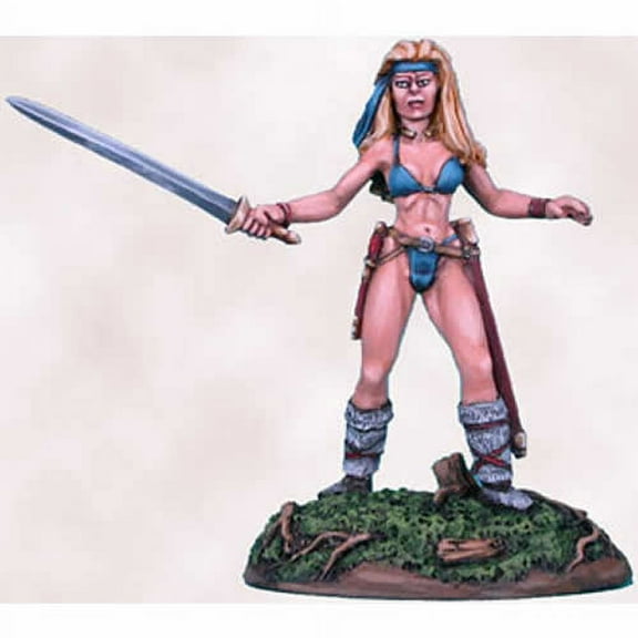 Chick with Sword Miniature Elmore Masterwork Dark Sword Miniatures