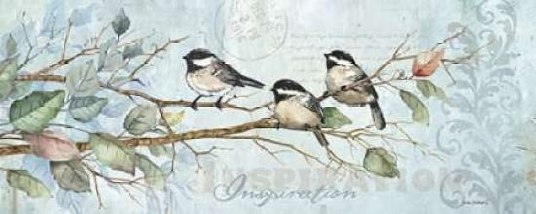 Chickadee Inspiration Canvas Art - Anita Phillips (24 x 48)