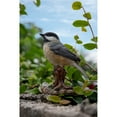 thumbnail image 1 of Chickadee Peeking on stump Garden Statue, 1 of 5