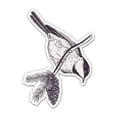 thumbnail image 1 of Chickadee Pine Tree Branch - 5" Vinyl Sticker - For Car Laptop I-Pad - Waterproof Decal, 1 of 1