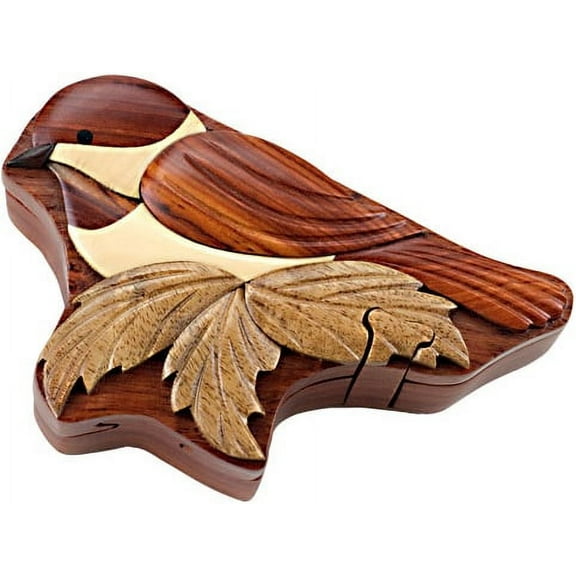 Chickadee - Secret Wooden Puzzle Box
