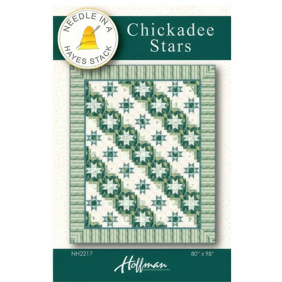 Chickadee Stars Quilt Pattern by Needle in a Hayes Stack