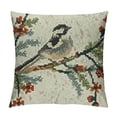 thumbnail image 1 of Chickadee Trio Holiday Hook Pillow, 1 of 5