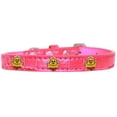 thumbnail image 1 of Chickadee Widget Croc Dog Collar, Bright Pink - Size 16, 1 of 1