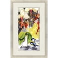 thumbnail image 1 of Chickadee With Orchid Framed Art Gold Picture Frame Print Wall Art, 1 of 3