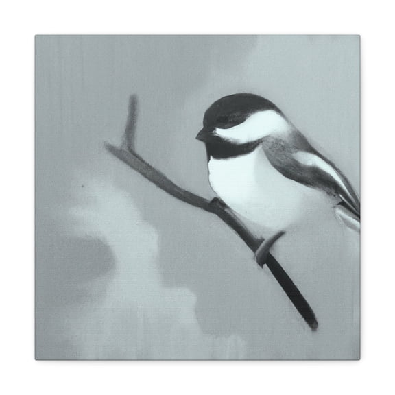 "Chickadee in Bloom" - Canvas