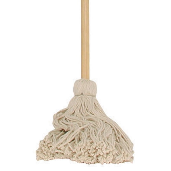 Chickasaw 00306 Deck Mop with Hanger, 16 oz Headband, Cotton/Synthetic Yarn Mop Head