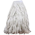 thumbnail image 1 of Chickasaw 00356 Cut-End Wet Mop Head, 20 oz Capacity, 1 in Headband, Cotton/Synthetic, 1 of 2