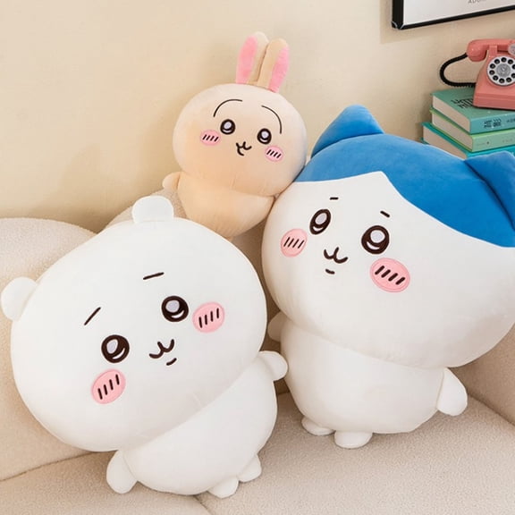 Chickawa Plush, Chickawa Plush Series Long Doll, Anime Usagi Hachiware Chiikawa Momonga Plushies, Stuffed Animal Soft Pillow Toys, Cute Gift for Kids & Girls, Birthday Gift, 11. inch / 30cm