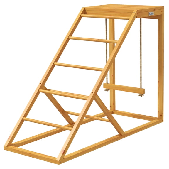 Chicken Activity Play Set for Healthy & Happy Birds: Swing Set with Perches & Hen Ladder