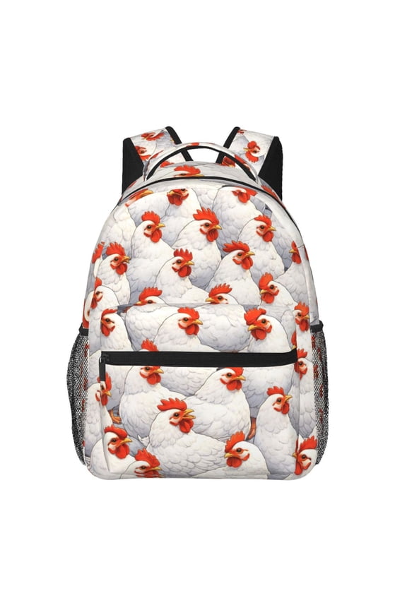 Chicken Backpack Lightweight Rucksack Travel Bag for Men and Women