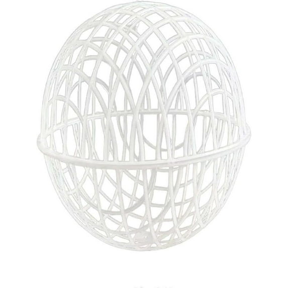 Chicken Ball Cage - Chicken Safety Ball Cage, Circular Multi - Pet Habitat, Spherical Design for Activity & Protection, Easy Assembly & Transport,White(20cm)