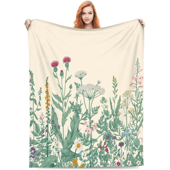 Chicken Blanket Gifts for Kids Adults Soft Warm Lightweight Cozy Cute Chick Hens and Roosters Throw Blankets for Bed Living Room Sofa Couch Farmhouse Decor 50x60in