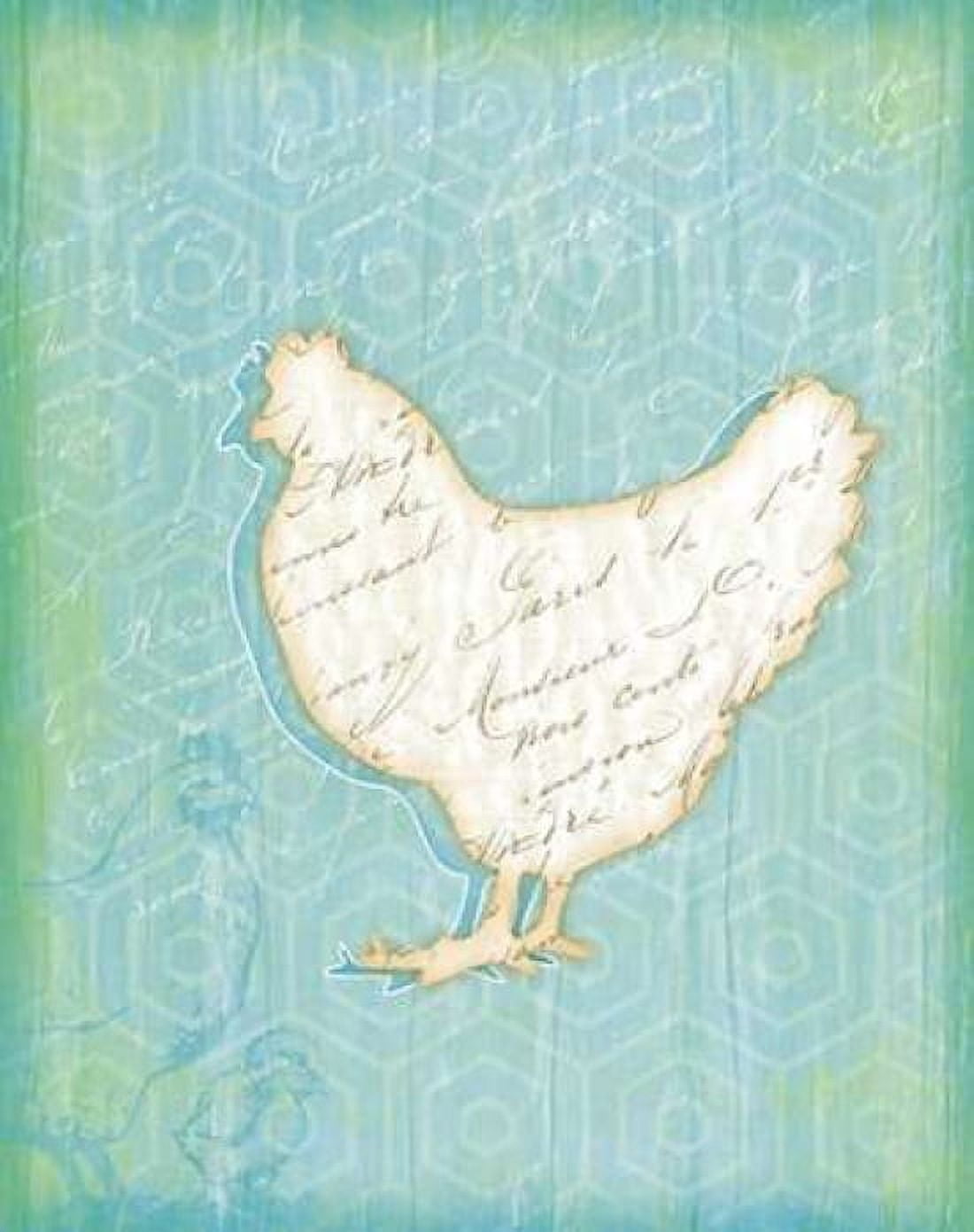 Chicken Canvas Art - Jennifer Pugh (22 x 28)