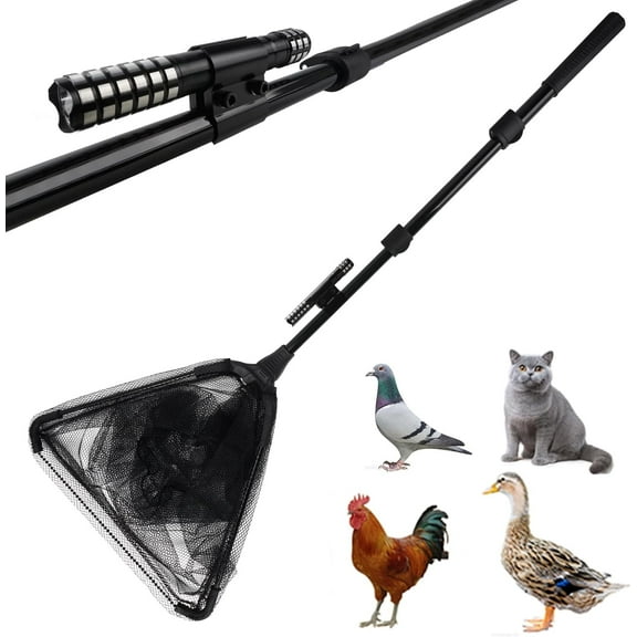 Smarkey Chicken Catch Net Animal Catcher Tools, Collapsible, for Birds, Cats, Chickens, Bats, Ducks, Geese, Raccoons