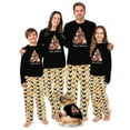 thumbnail image 1 of Chicken Christmas Tree Matching Pajamas With Dog, 2 Piece Set, From Standard To Plus Size, 1 of 7