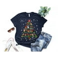 thumbnail image 1 of Chicken Christmas Tree T-Shirt, Funny Chicken Lover Gift, Chicken Christmas Lights Shirts, Christmas Shirts for Women Men, 1 of 3