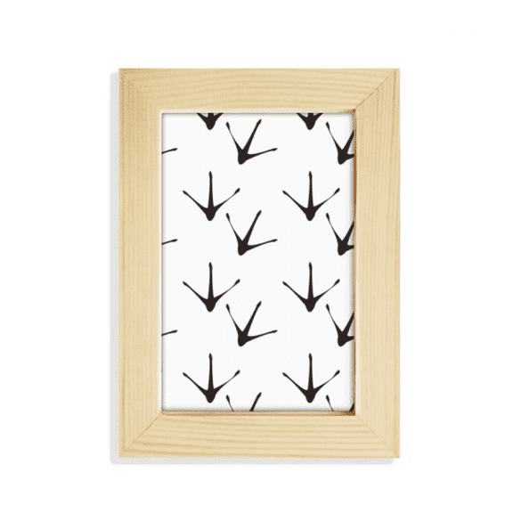 Chicken Claw Footprint Outline Protect Animal Desktop Display Photo Frame Picture Art Painting 5x7 inch