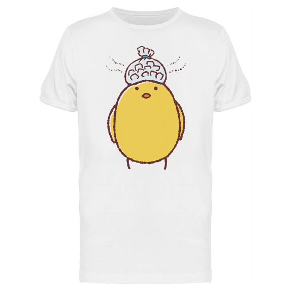 Chicken Cooling Head Cartoon T-Shirt Men -Image by Shutterstock, Male 4X-Large