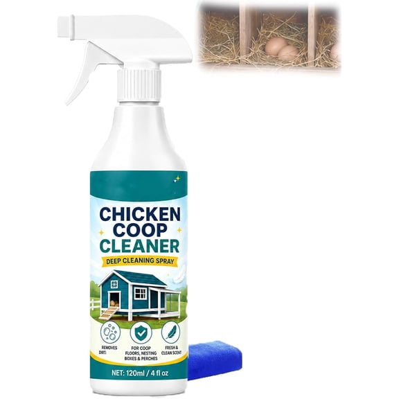 Chicken Coop Cleaner Spray, Multipurpose Cleaner For Perches And Floors