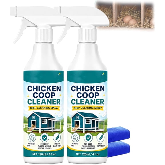Chicken Coop Cleaner Spray, Multipurpose Cleaner For Perches And Floors