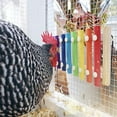 thumbnail image 1 of Chicken Coop Harp Xylophone Toy, Wooden Hen Xylophone With Metal Keys, Interactive Chicken Toy For Hens And Large Birds, Fun Pecking Sound Toy With Installation Kit, 25X12Cm, 1 of 7