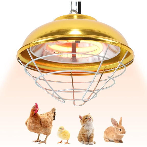 Chicken Coop Heater, 300W 2 Heating Levels Heaters for Chicks Brooder Pen, Duck, Pet House, Poultry, Greenhouse