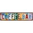 thumbnail image 1 of Vintage Coffee Bar Metal Tin Signs Street Signs Home Coffee Bar Wall Decor 16 x 4 Inches, 1 of 5