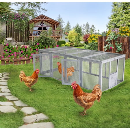 Chicken Coop Run, Extension Chicken Run 20.73 ft² Large Expend Hen House, Universal Chicken Run Perfect for 4-6 Chickens,Ducks, 79" L x 37.8" W x 26.8" H