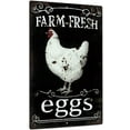 thumbnail image 1 of Chicken Coop Signs, Farm Decor for Country Cottage, Kitchen, 12x8 Inches Aluminum Metal Wall Sign - The Fluffy Butt Hut, 1 of 6