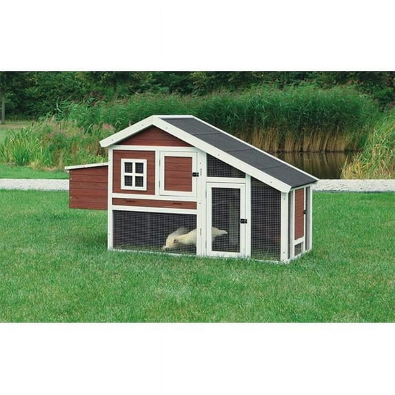 Chicken Coop With A View, Brown-White
