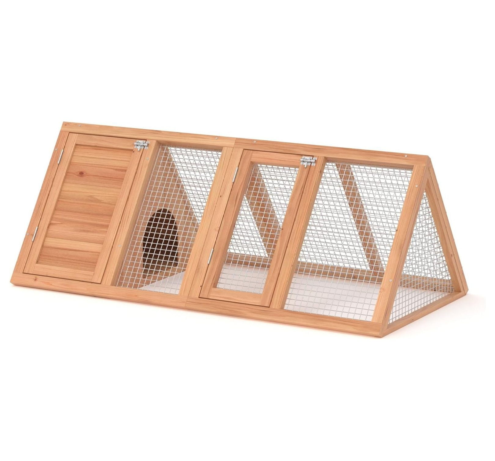 Chicken Coop for 2 Chickens Small Rabbit Hutch Quail Coop Wooden Bunny