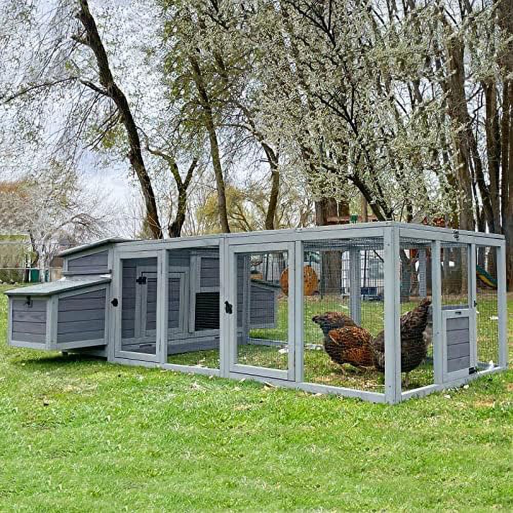 Chicken Coop for 46 Chickens/Ducks Outdoor Wooden Chicken House Large