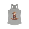 thumbnail image 1 of Chicken Cowboy - I'm Your Huckleberry - Women's Ideal Racerback Tank, 1 of 2