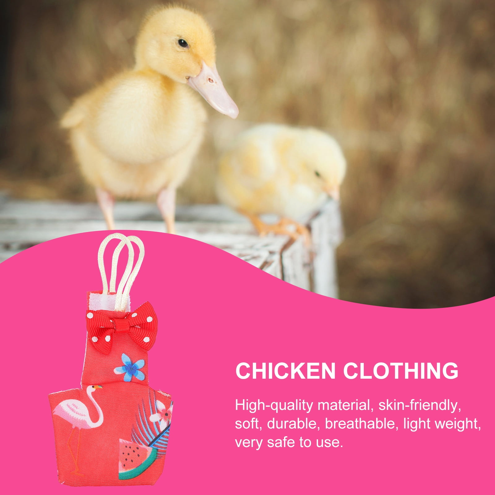 Chicken Diaper Nappy 1PC Chicken Diaper Nappy Pet Poultry Diaper Goose