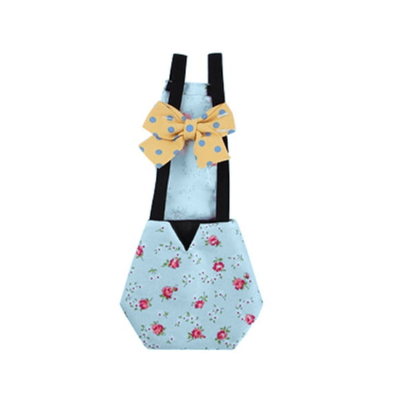 Chicken Diapers Bantam Hens - Reusable with Bow Ties Poultry Nappies Washable Waterproof for Geese Pet Ducks Silkie, Pet Diapers Chicken Print Pattern Bow Clothes (Sky Blue, L)