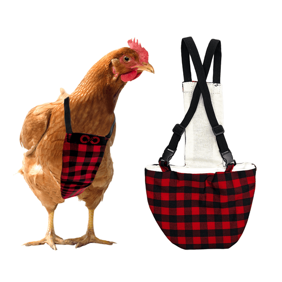 Chicken Diapers for Roosters, Hens (Size L)- Reusable, Adjustable by Uni Infinity, Size That FITS