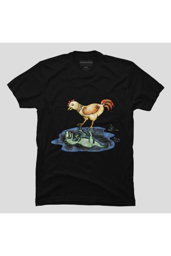 Chicken Dinosaur Funny Evolution Graphic T-shirt M2982144, Up to Size 5XL