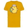 thumbnail image 1 of Chicken Doing Evacuation Cartoon Tee Men's -Image by Shutterstock, 1 of 2