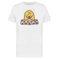 thumbnail image 1 of Chicken Eating Onigiris Cartoon Tee Men's -Image by Shutterstock, 1 of 2
