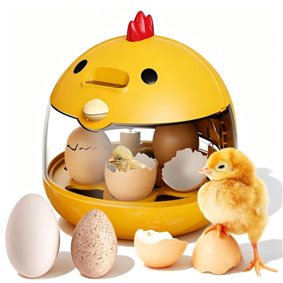 Chicken Egg Incubator, Automatic Temperature Control Turner & Candler | Portable Egg Hatching System for Chicken Quail Duck Turkey Pigeon Pheasant Partridge