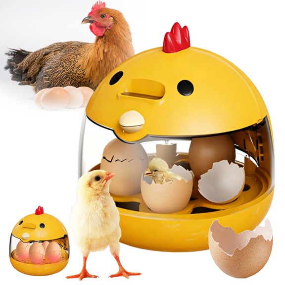 Chicken Egg Incubator, Egg Hatching System, Portable Automatic Temperature Control Candler, for Brooder Quail Duck Turkey Pigeon Poultry Pheasant Partridge Home Classroom Lab
