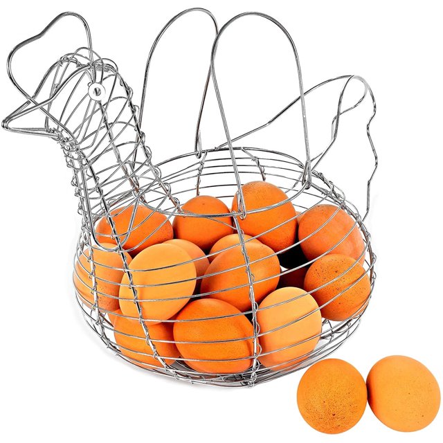 Chicken Egg Wire Basket