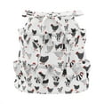 thumbnail image 1 of Chicken Eggs Apron With Pockets Apron For Fresh Eggs Collecting Gathering Apron Rooster Chicken Themed Gifts/ Egg Storage Apron (12 Pockets), 1 of 2