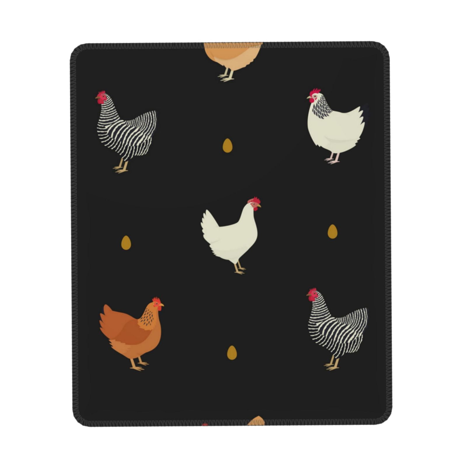 Chicken Eggs Cock Pattern Rooster Gaming Mouse Pad 8.3 x 10.3 in ...