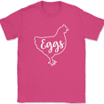thumbnail image 1 of Chicken Eggs T-Shirt Funny Chicken Homestead Humor Tender Graphic Gift Tee - Pink, XL, 1 of 1